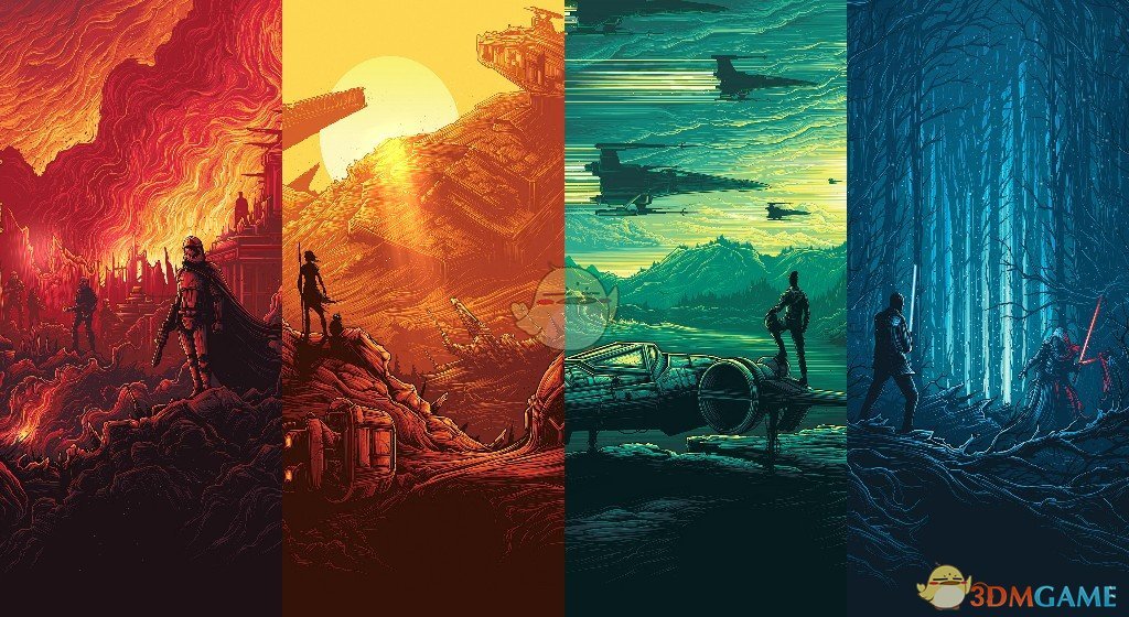 《Wallpaper Engine》像素风星战四色动态壁纸