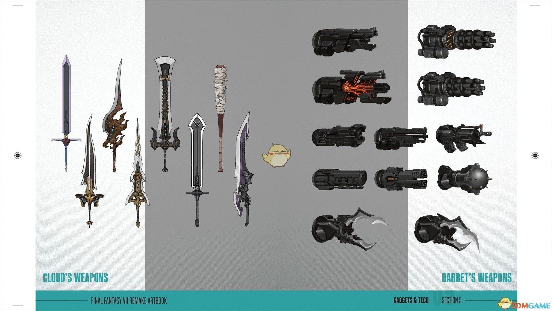 《最终幻想7：重制版》豪华版设定集内容一览