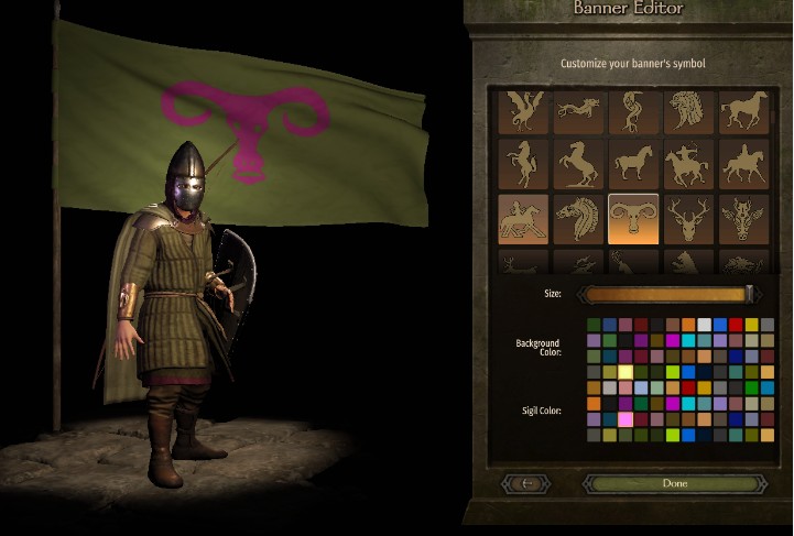 《骑马与砍杀2》旗帜自定义增强MOD