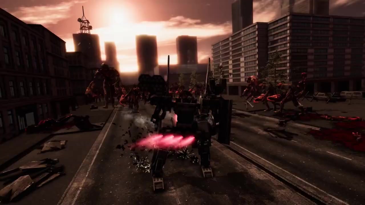 单人开发机甲新作《机甲骑士：噩梦》开发视频展示