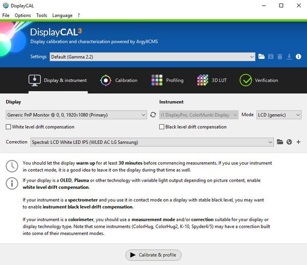 《DisplayCAL显示器校色软件》官方版