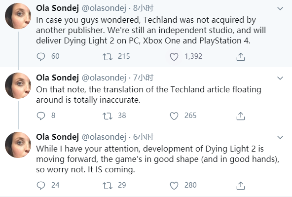 Techland否认被微软收购 回应《消逝的光芒2》问题
