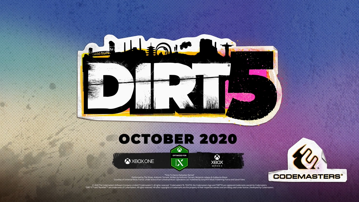 Inside Xbox:《尘埃5》正式发布 2020年10月发售