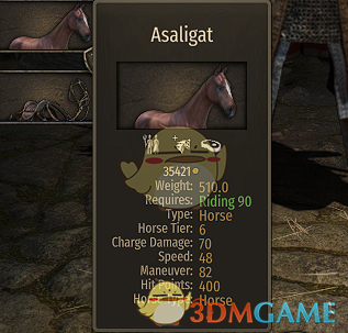 《骑马与砍杀2》逼真的马匹大小MOD