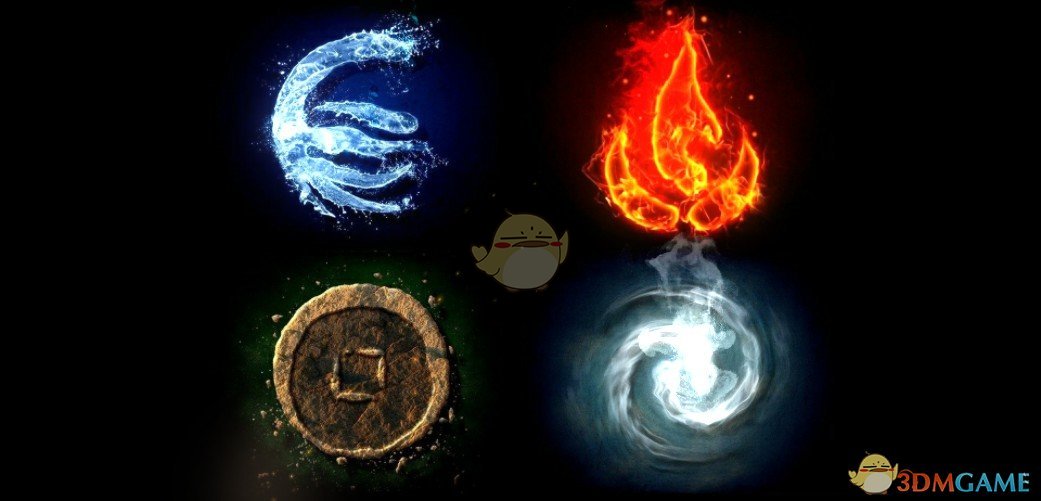 《Wallpaper Engine》四元素符文动态壁纸