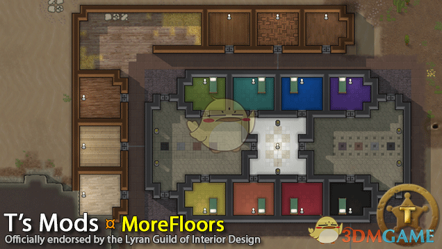 《边缘世界》更多种类地板v1.1 MOD