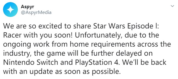 99经典《星战：极速飞梭》PS4/NS版因疫情延期发售