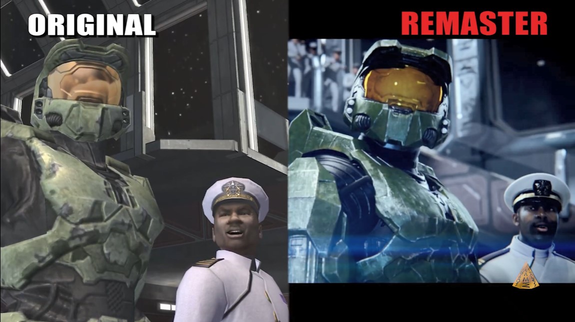 《光环2：周年纪念版》对比原版 是完全重制的新作