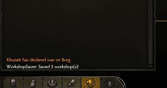 《骑马与砍杀2》宣战后保存工坊MOD