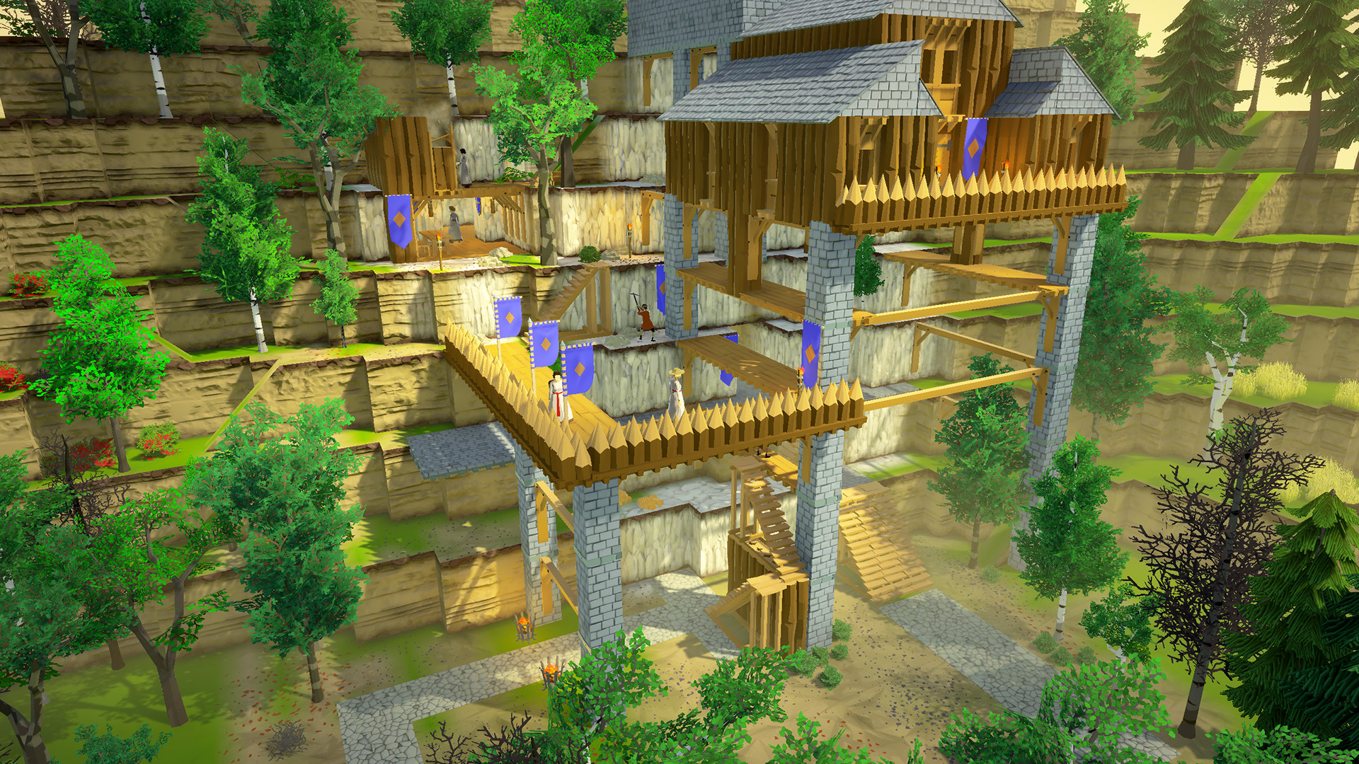 中世纪模拟游戏《前往中世纪》预告 建堡垒搞生产