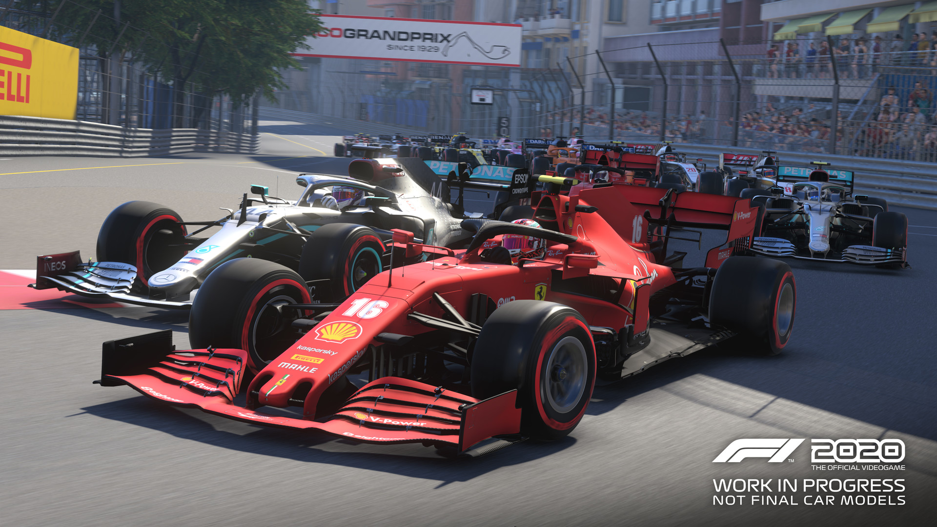 《F1 2020》摩纳哥赛道演示 极具挑战性的狭窄赛道