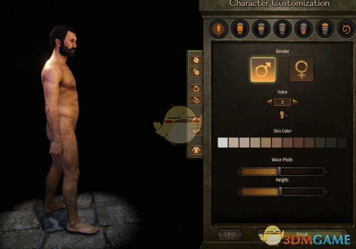 《骑马与砍杀2》角色创建无内衣MOD