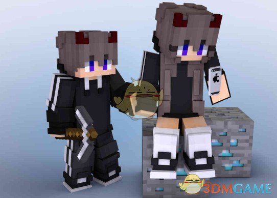 《我的世界》外国风时尚男孩女孩皮肤合集MOD