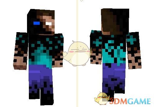 《我的世界》寒冰HIM皮肤MOD