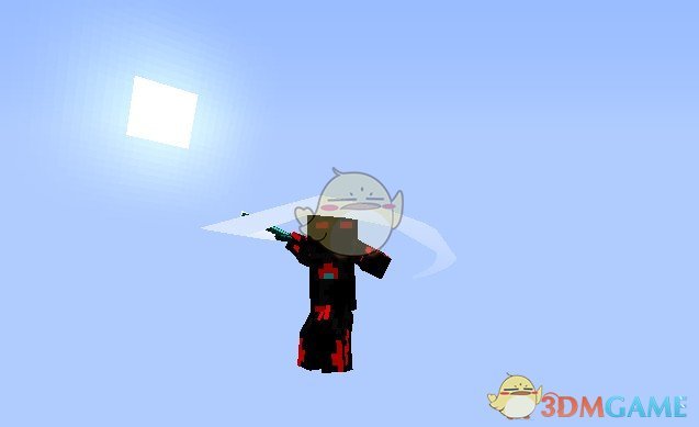 《我的世界》黑暗双面人皮肤MOD