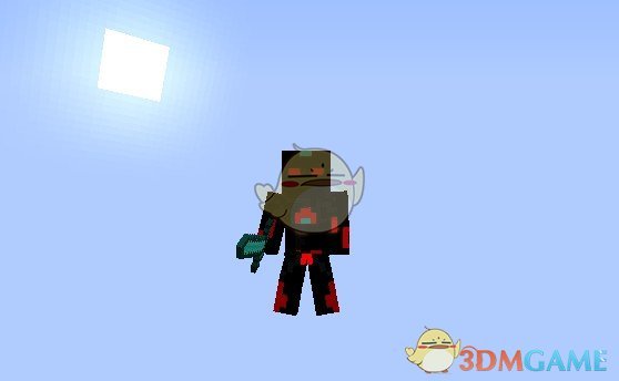 《我的世界》黑暗双面人皮肤MOD