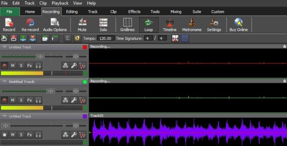 《MixPad Multitrack Recording Software》免费版