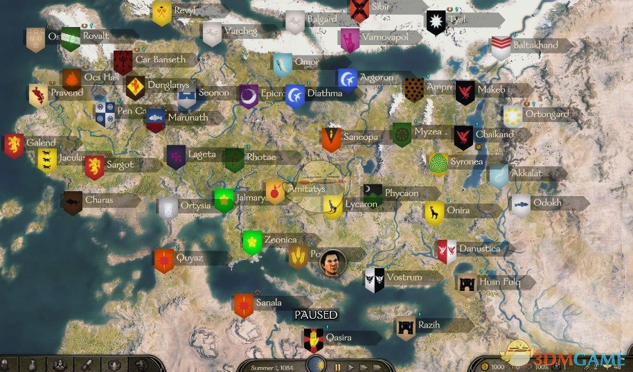 《骑马与砍杀2》权力的游戏派系标志MOD