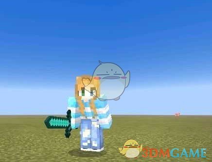 《我的世界》大毛衣可爱少女皮肤MOD