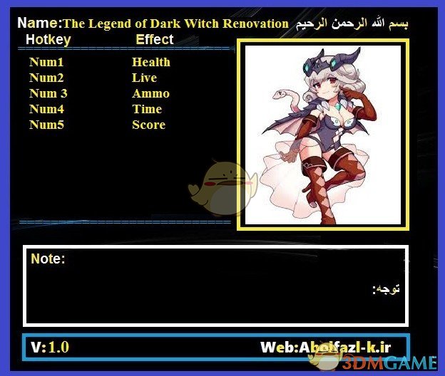 《魔神少女：新生》v1.0五项修改器[Abolfazl]