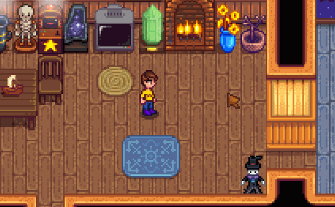 《星露谷物语》使用工具花瓣特效MOD