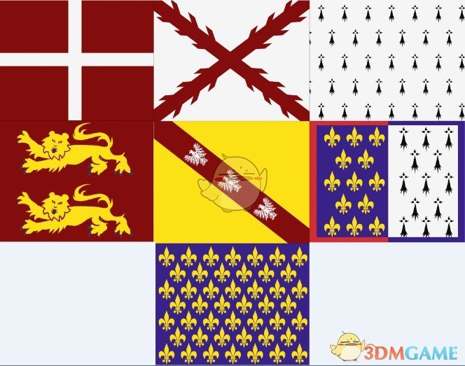 《骑马与砍杀2》法国地区旗帜包MOD