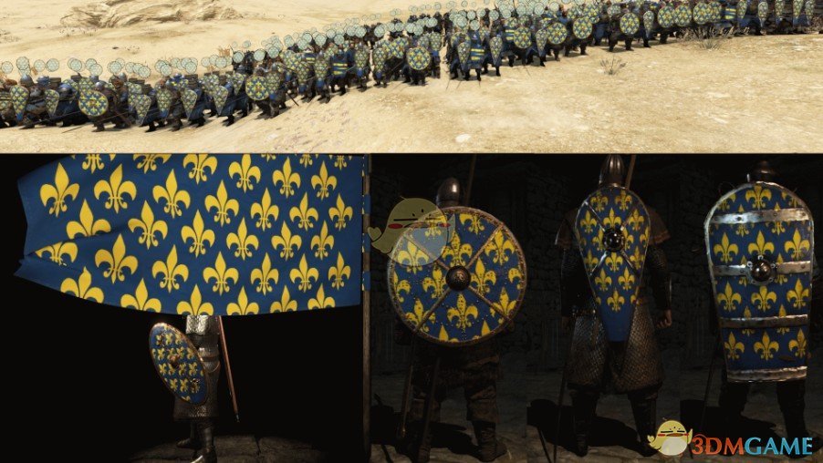 《骑马与砍杀2》法国地区旗帜包MOD