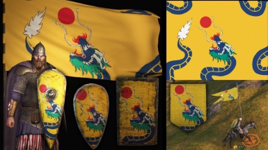 《骑马与砍杀2》奇幻风旗帜包MOD