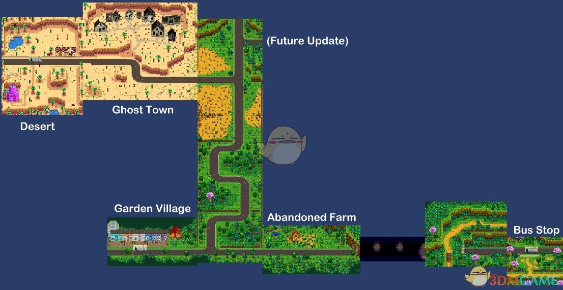 《星露谷物语》步行到沙漠MOD