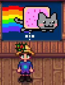 《星露谷物语》动态彩虹猫壁画MOD