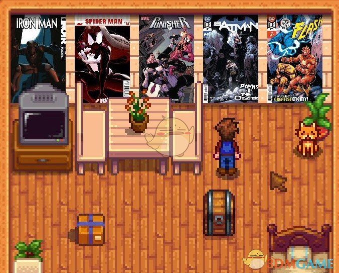 《星露谷物语》漫画海报装饰MOD