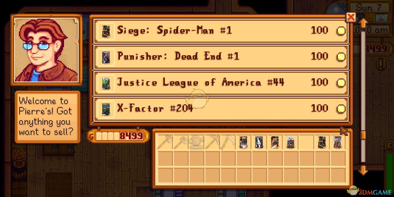 《星露谷物语》漫画海报装饰MOD