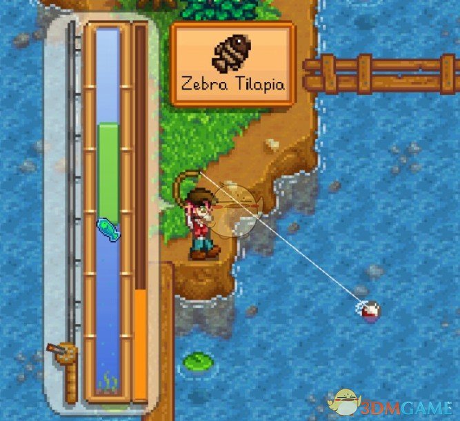 《星露谷物语》钓鱼预览MOD