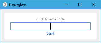 《Hourglass》倒计时工具