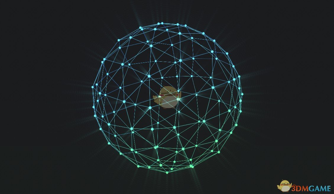 《Wallpaper Engine》网格球体旋转光效动态壁纸