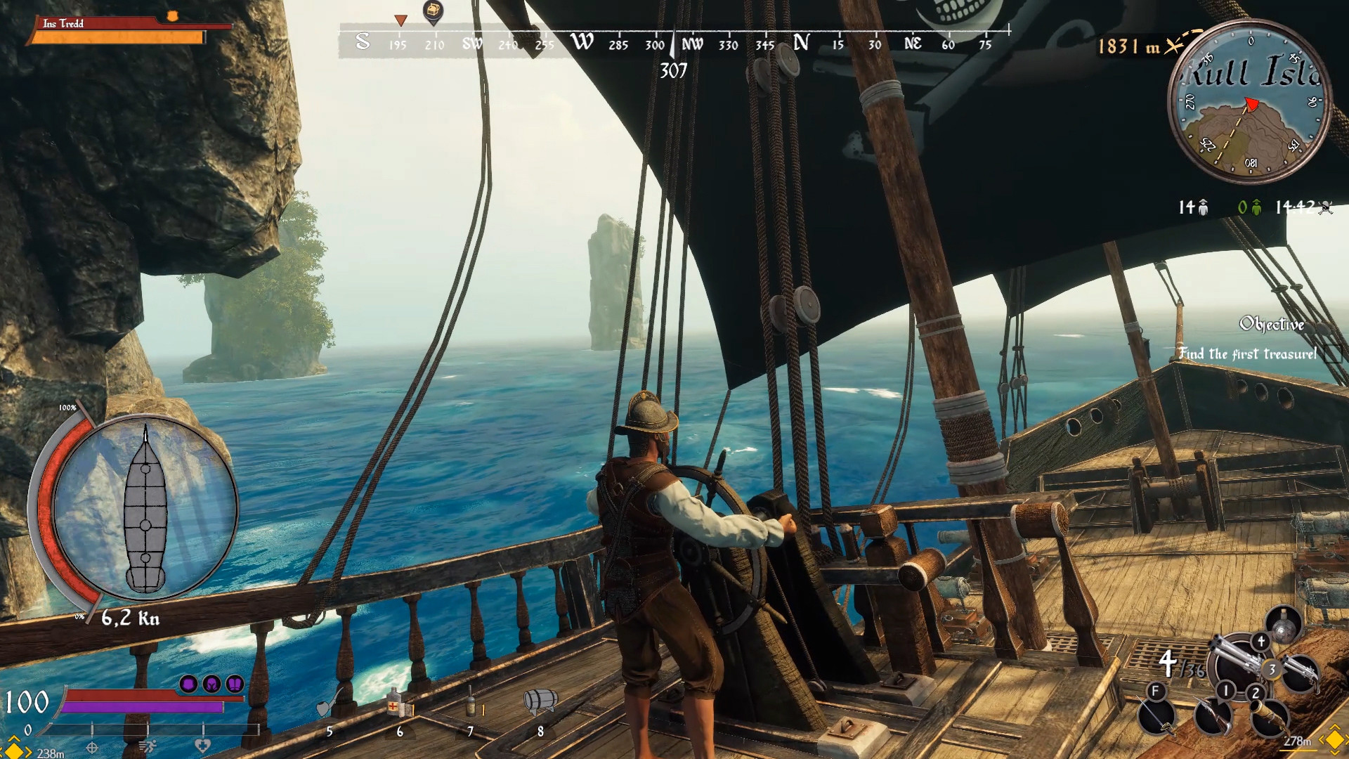 多人海盗游戏《遥不可及：皇家宝藏》第三季度登陆Steam发售