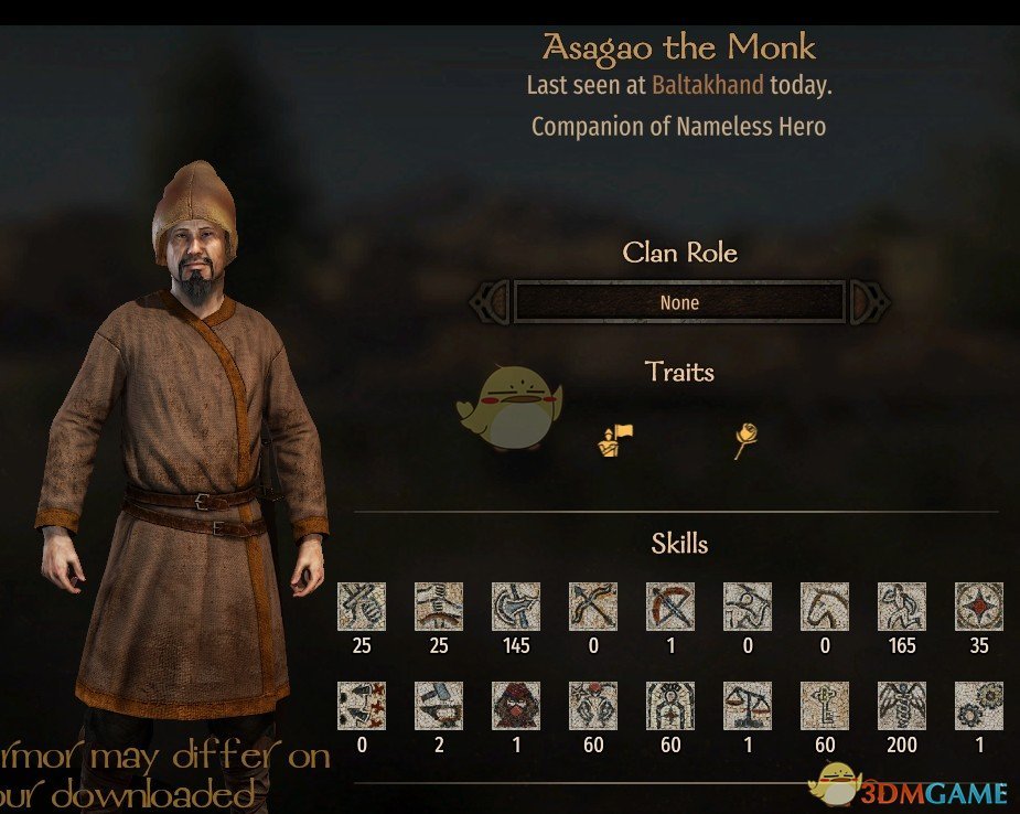 《骑马与砍杀2》有趣的同伴MOD