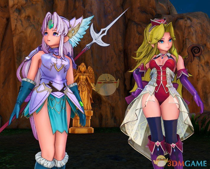 《圣剑传说3：重制版》莉丝和安洁拉的新发色与瞳色MOD