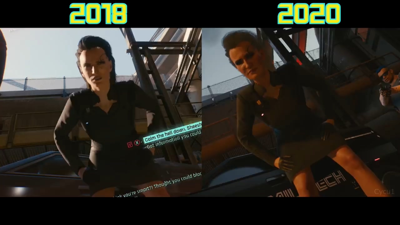 《赛博朋克2077》画面对比视频 首发支持光追和DLSS 2.0