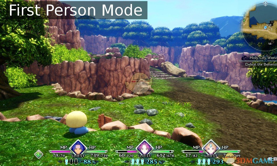 《圣剑传说3：重制版》第一人称模式MOD