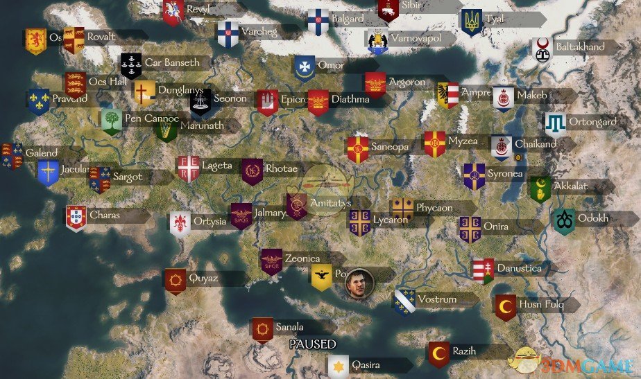 《骑马与砍杀2》中世纪旗帜包MOD