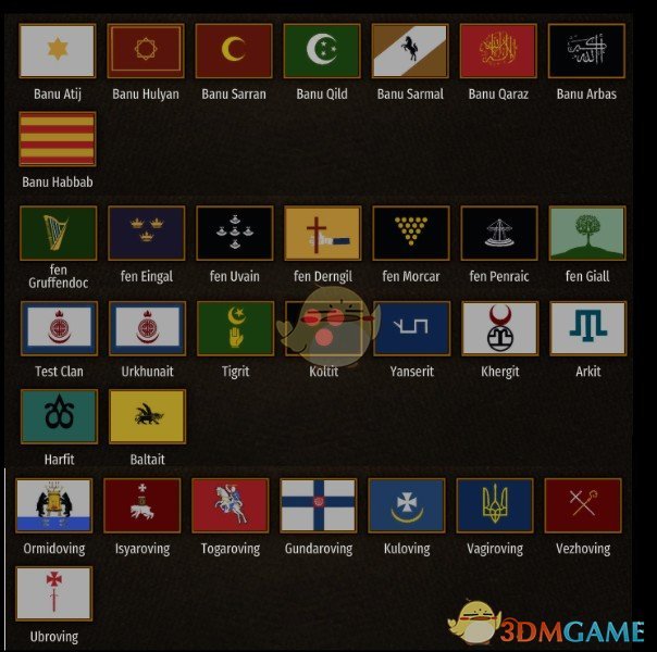 《骑马与砍杀2》中世纪旗帜包MOD