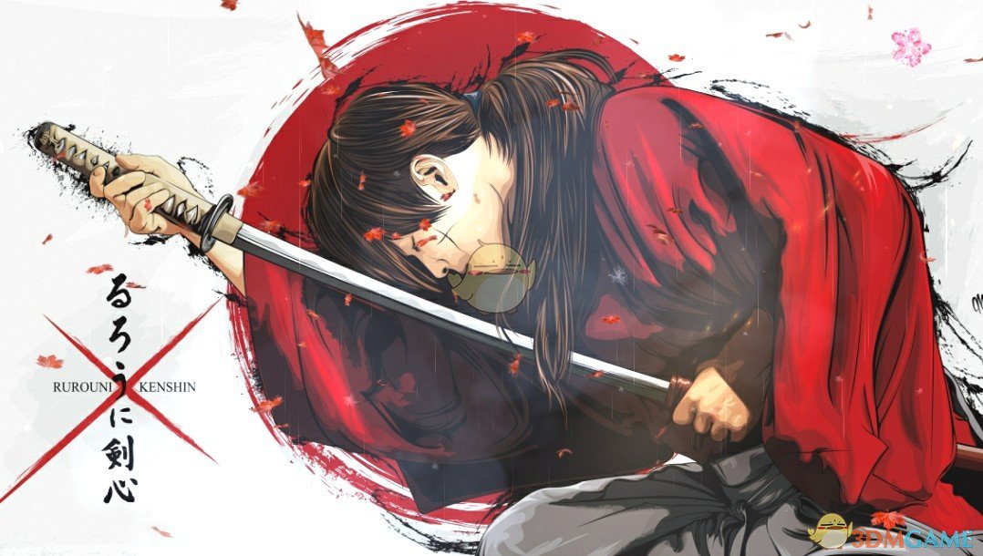 《Wallpaper Engine》浪客剑心人物立绘漫画风全彩动态壁纸