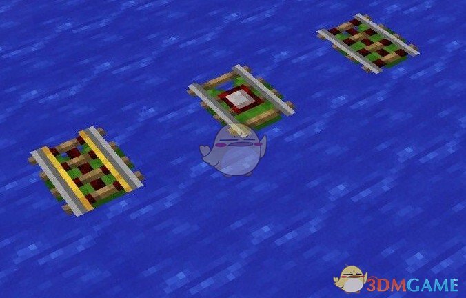 《我的世界》漂浮铁轨MOD