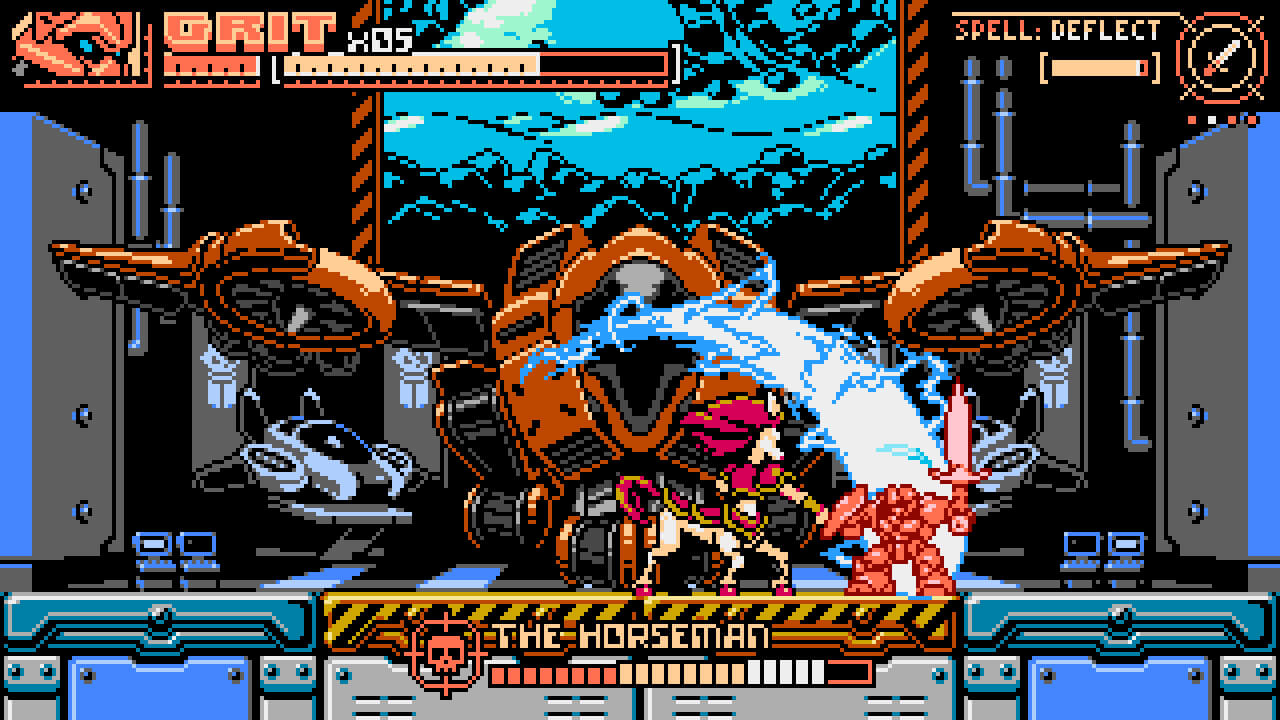 机甲人类两种玩法 2D像素ACT《装甲帕拉丁》今日上市