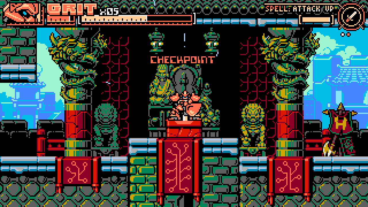 机甲人类两种玩法 2D像素ACT《装甲帕拉丁》今日上市