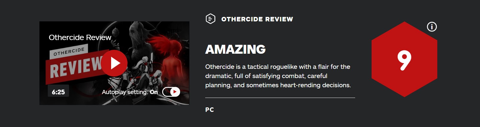 《彼岸花》IGN 9分：超棒的战术剧情Roguelike游戏
