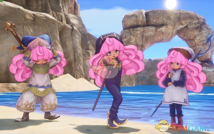 《圣剑传说3：重制版》黑皮粉发夏洛特MOD