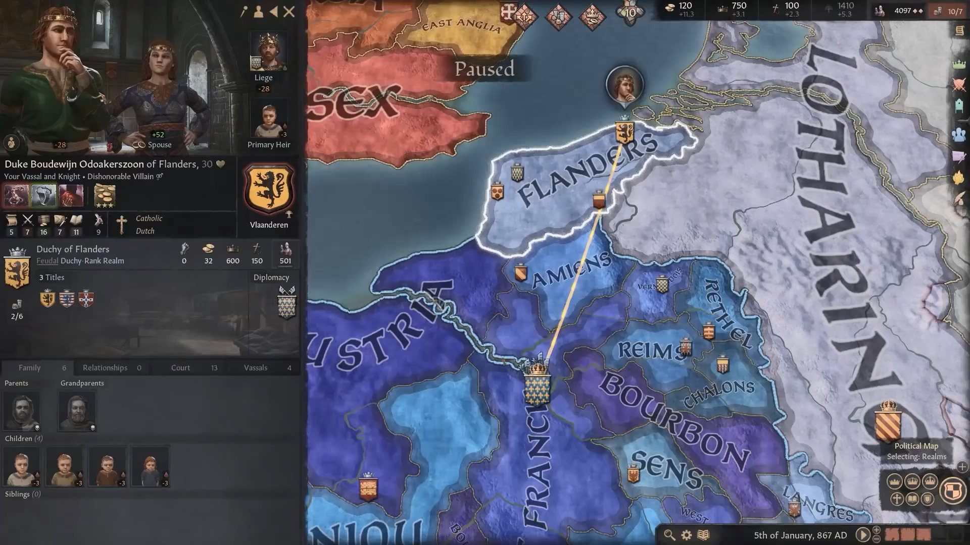 《十字军之王3》游戏演示介绍：帝国的建立与发展
