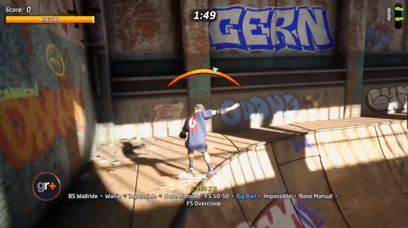 《托尼霍克职业滑板1+2合集》实机演示 9月4日发售